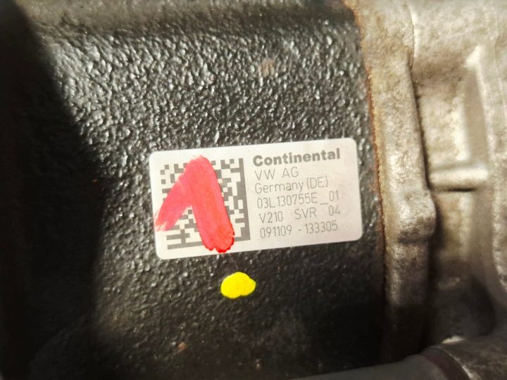 ТНВД топлива Seat Ibiza IV 4 6J0 1.6 TDI CAY 2008-2012 03L130755E, фото 6
