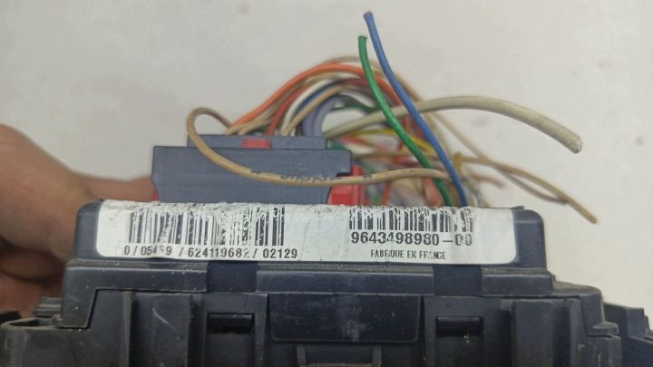 Блок предохранителей модуль BSM Peugeot 206 9643498980, фото 5