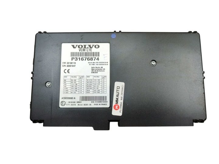 Модуль VCM Telematyki Volvo V90 II S90 II XC60 II XC90 II S60 III P31676874, фото 1