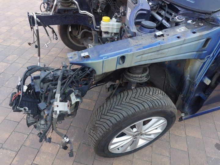 ЛОНЖЕРОН ПОРОГ СТОЙКА ЛЕВАЯ ПЕРЕДНЯЯ VW POLO 6R 6C, фото 1