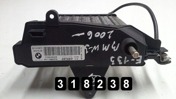 2006 BMW 3 Серия Внутренняя обогреватель электрический 64116962538, фото 3