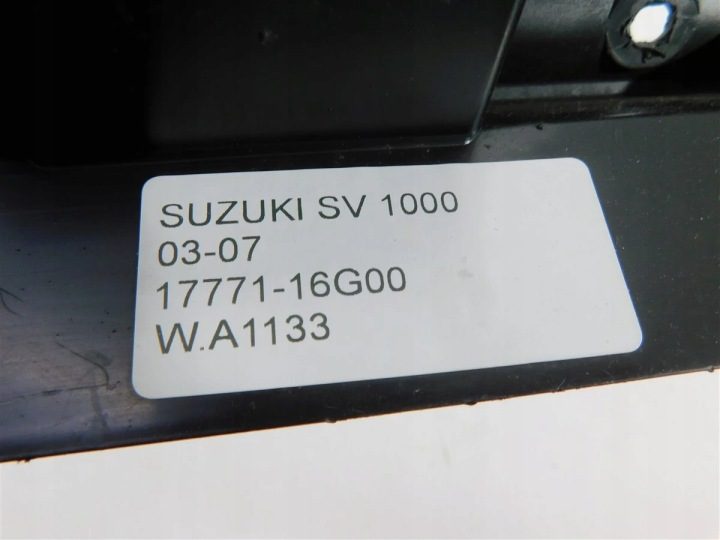 ПЛАСТИК ВСТАВКА ОБТЕКАТЕЛЬ SUZUKI SV 1000 03-07 17771-16G00, фото 3