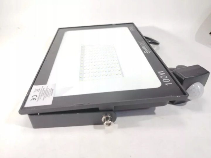 Прожектор фара противотуманная фара 100W наружная + датчик движения IP66, фото 3