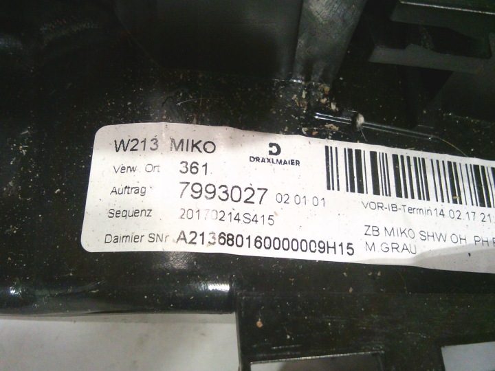 ЦЕНТРАЛЬНЫЙ ТОННЕЛЬ ПОДЛОКОТНИК КОЖА MERCEDES W213 СЕДАН, фото 15