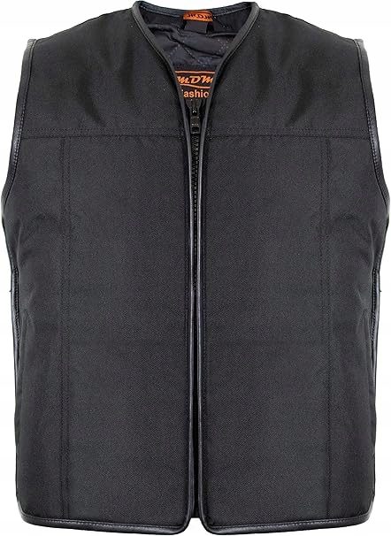 Кожаный жилет мотоциклетный мужской Street TW790 черный XL, фото 1