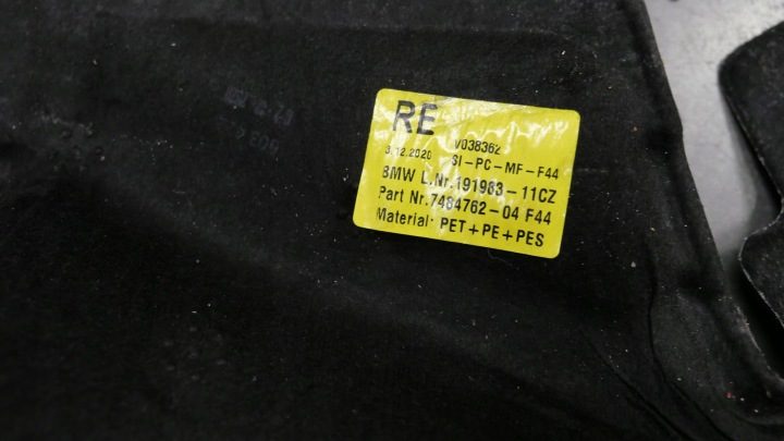 BMW F44 шумоизоляция изоляция ниши колеса правая задняя 7484762 7475718 7475724, фото 6