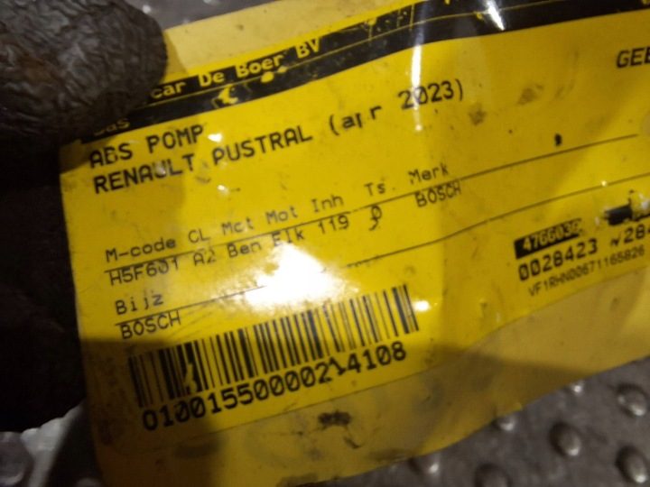 БЛОК УПРАВЛЕНИЯ НАСОС ABS 476603961R 0265957267 0265296094 RENAULT AUSTRAL, фото 6