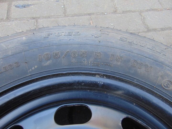 КОЛЕСО ЗАПАСКА ДОКАТКА ЗАПАСНАЯ SEAT TOLEDO I 195/65 R15 5X100, фото 3