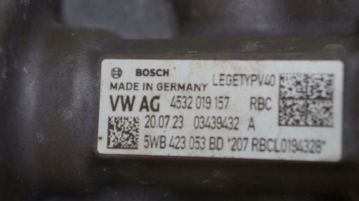 VW GOLF VIII 8 РУЛЕВАЯ РЕЙКА ЕВРОПА 5WB423053BD, фото 2