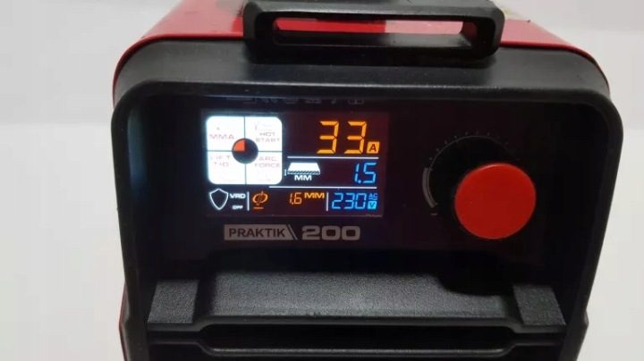 СВАРОЧНЫЙ ИНВЕРТОР ИДЕАЛЬНЫЙ MMA PRAKTIK 200 LCD СИНЕРГЕТИКА, фото 6