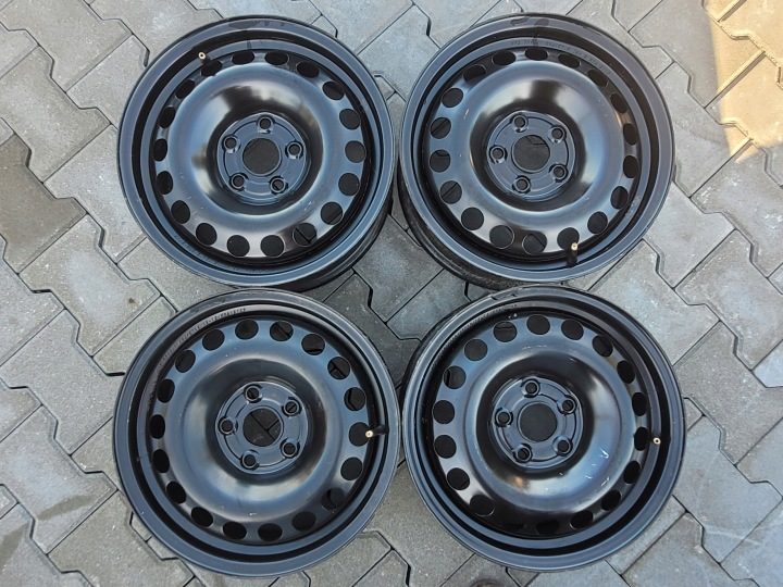 4× Штампованный диск Chevrolet OE Диска Стальной 15 CHEVROLET AVEO 5X105 6JX15 ET 39 6.0" x 15" 5x105 ET 39, фото 1