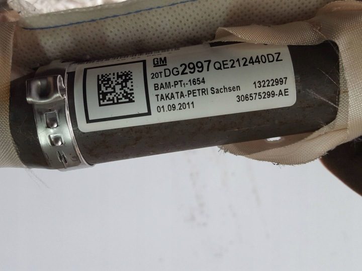 Шторка подушки безопасности Opel OE 13222997, фото 3