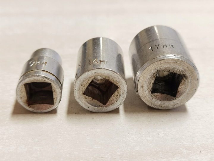 Набор головок 3/8" 12-kątnych 9,14,17 мм, фото 3