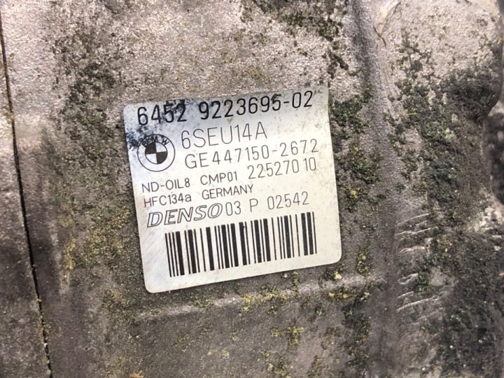 Компрессор кондиционера BMW F30 9223695 2.0 163 л.с. 11-18, фото 6