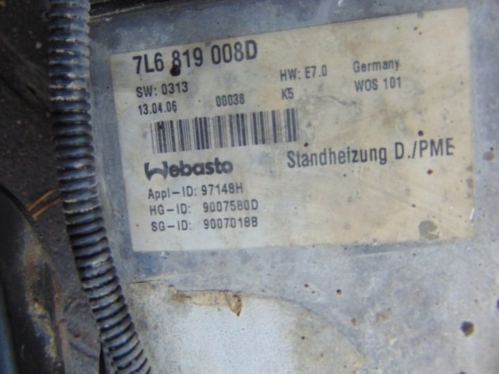 WEBASTO АВТОНОМНЫЙ ОТОПИТЕЛЬ VW TOUAREG I 7L 5.0TDI ЕВРОПА, фото 12