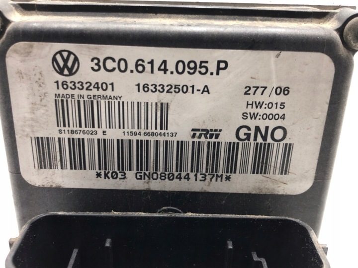 НАСОС ABS VW PASSAT B6 3C0614095P 1.9 105 л.с. 05-11 МОДУЛЬ, фото 6