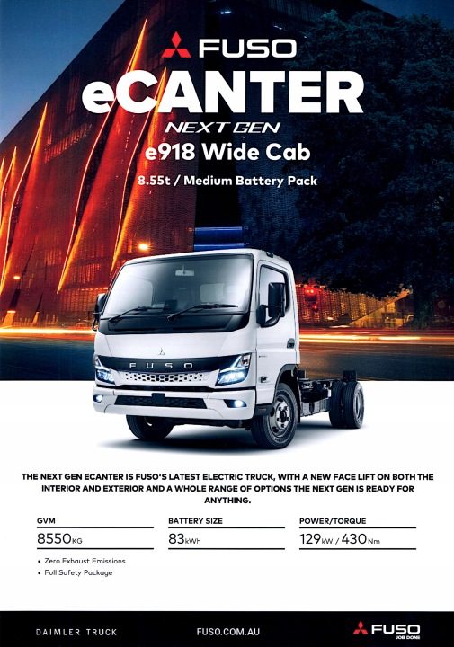 ПРОСПЕКТ FUSO eCANTER e918 WIDE CAB, фото 1