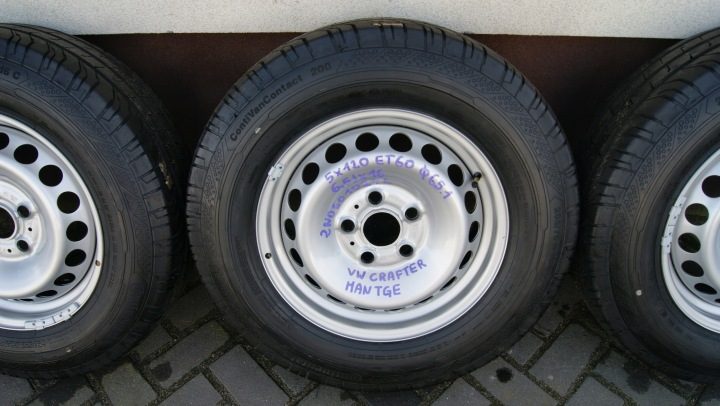 КОЛЕСА VOLKSWAGEN CRAFTER , MAN TGE 5X1120X16 ET 60 / 205/75/16 C CONTINENTAL, фото 6
