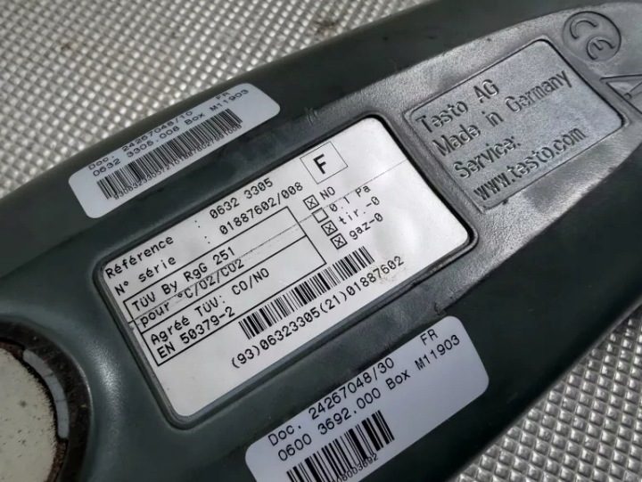 ANALIZATOR ВЫХЛОПНЫХ ГАЗОВ TESTO 327-1 + ЗОНД + ПРИНТЕР TESTO PRINTER 0554 0549, фото 7