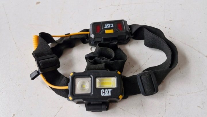 НАЛОБНЫЙ ФОНАРЬ LED CATERPILLAR На Батареи Прожектор Мощный Диод, фото 1