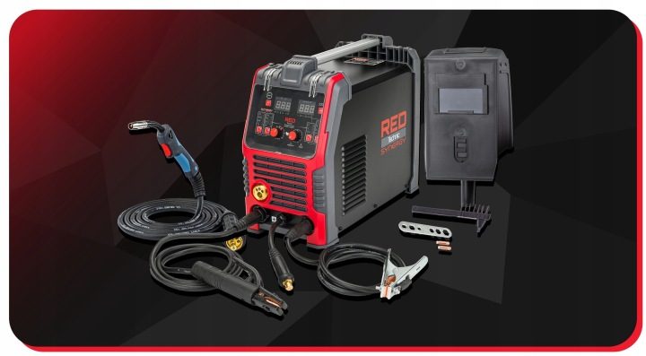 Полуавтомат сварочный MIG/MAG, MMA, TIG красный Technic 30-250 A 230 в, фото 8