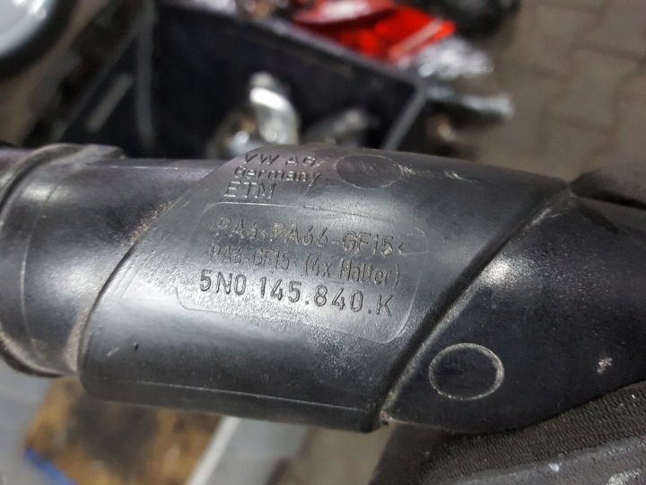VW Passat B7 10-14r 2.0 TDI CFF труба интеркулера 5N0145840K, фото 3