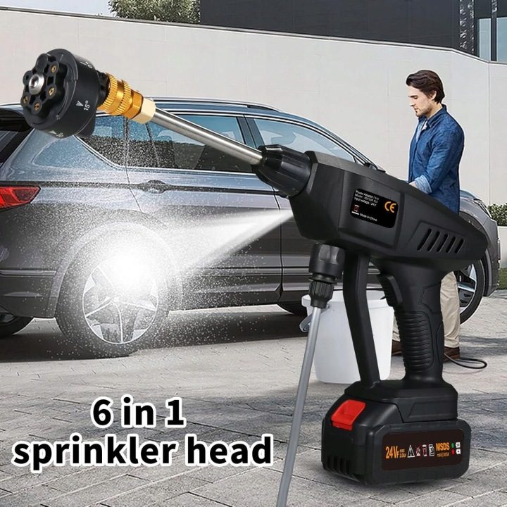 Mulcort аккумуляторная мойка высокого давления 6W1 G753 60 бар 300W, фото 2