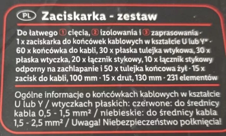 PARKSIDE клещи для ściągania izolacji и zaciskania трубок PCZS 231 C2, фото 9