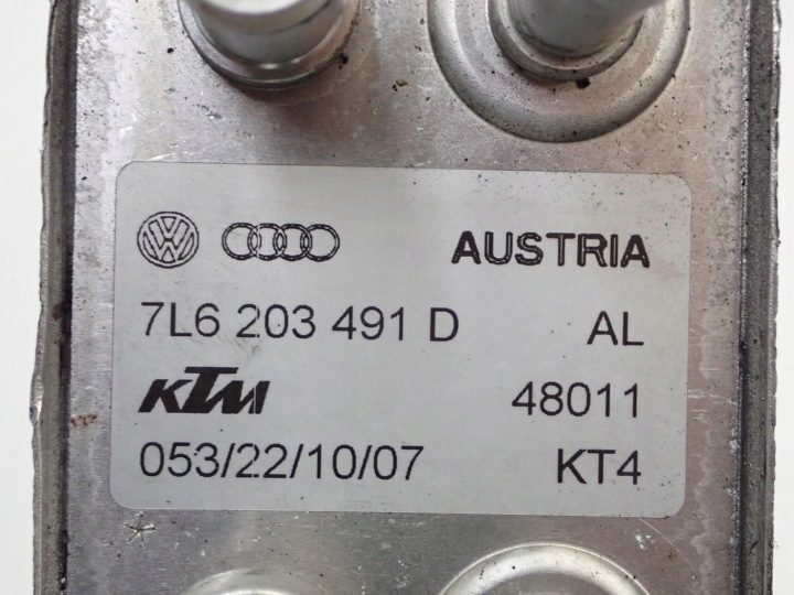 РАДИАТОР ТОПЛИВА 7L6203491D AUDI Q7 4L 3.0 TDI CAS 08 г., фото 4
