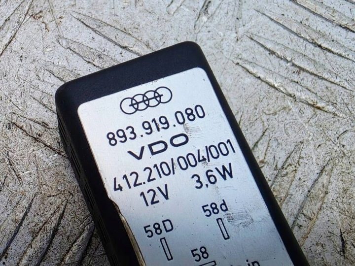 Реле AUDI 80 (89, 89Q, 8A, B3) 893919080 1.6L дизель 59 кВт 1987, фото 4