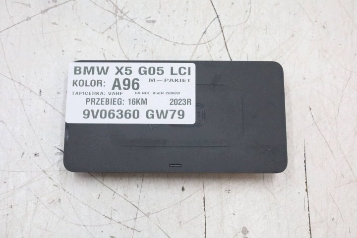 ЗАРЯДНОЕ УСТРОЙСТВО БЕСПРОВОДНОЕ INDUKCJA 5A82C19 BMW X5 G05 X6 G06 РЕСТАЙЛИНГ 23-, фото 1