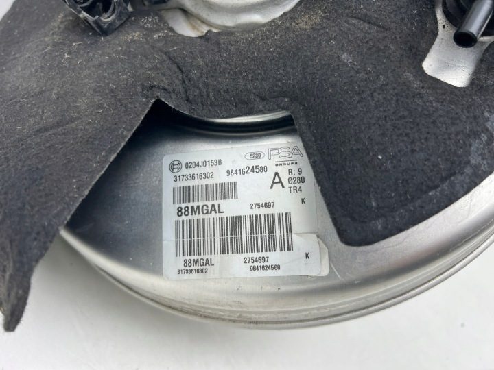 OPEL ASTRA VI 6 L 1.2 ВАКУУМНЫЙ УСИЛИТЕЛЬ ГЛАВНЫЙ ТОРМОЗНОЙ ЦИЛИНДР РАЗБОРКА N 22-, фото 4