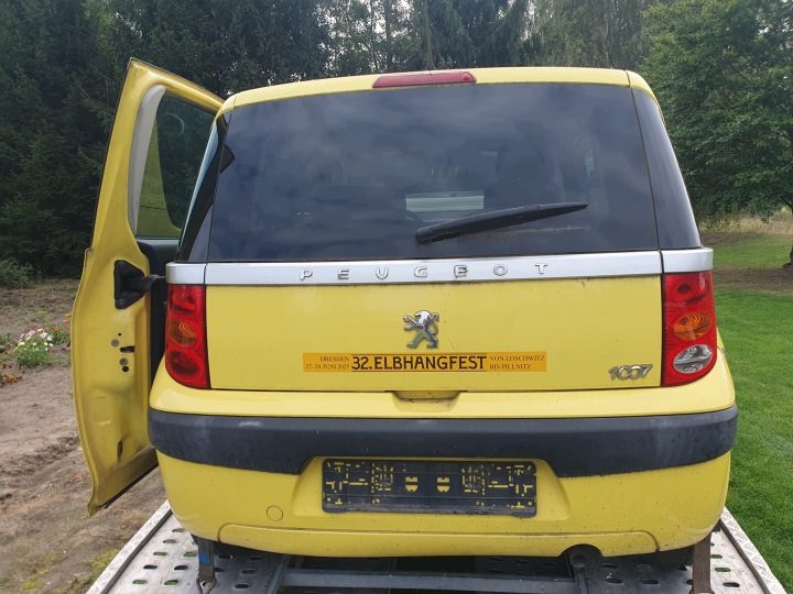 Полка багажника задняя Peugeot 1007 год 2005 г. KBD DOKŁADNE ФОТО, фото 9