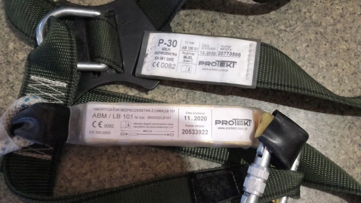 Подтяжки безопасности P30 два zaczepy M-XL Protekt, фото 4