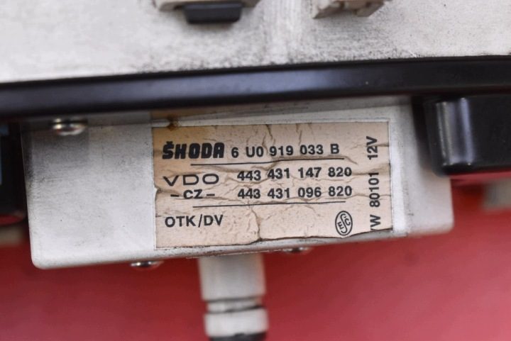 Панель приборов EU 6U0919033B Skoda Felicia 1.6 8V 75 л.с. 94-00, фото 10