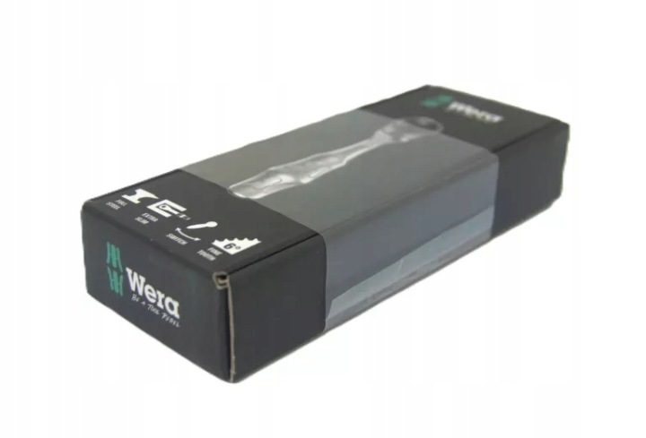 Трещотка "Zyklop Mini" для бит и торцевых головок 1/4" Wera 8001 А, фото 4