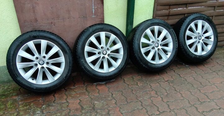 Литые диски зима 16 5x112 Оригинал Seat Leon Altea Alhambra VW Passat Golf Skoda, фото 1