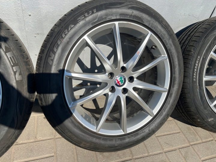ALFA ROMEO STELVIO КОЛЕСА ДИСКИ ШИНЫ 19" 235/55/19 5X110 ET34, фото 5