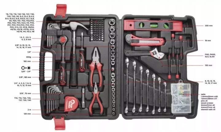 Комплект инструментов Top Tools 194 шт., фото 2