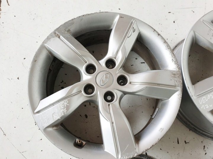 4× Литой диск Hyundai OE 3.5" x 17" 5x114.3, фото 9