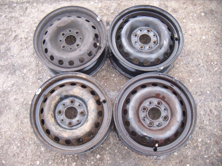 4× Штампованный диск Fiat OE 5.0" x 13" 4x98 ET 35, фото 2