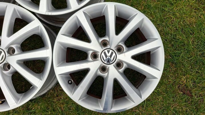 4× Литой диск Volkswagen OE 6.5" x 16" 5x112 ET 50, фото 5