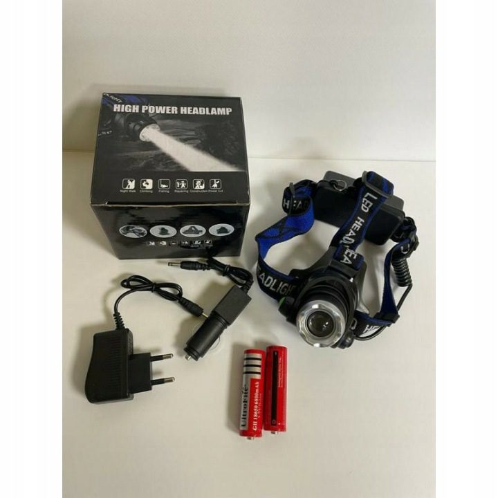 Налобный фонарь High Power Headlamp 1800 lm LED, фото 1