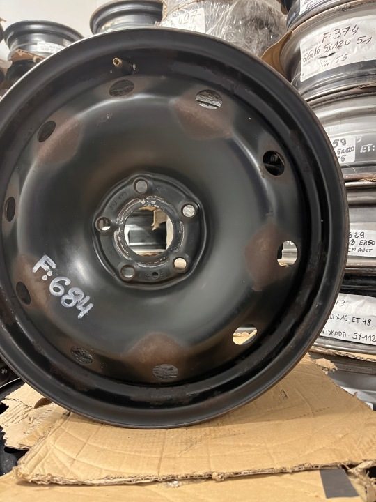 Штампованный диск Renault OE LAGUNA 6.5" x 16" 5x108 ET 50, фото 3