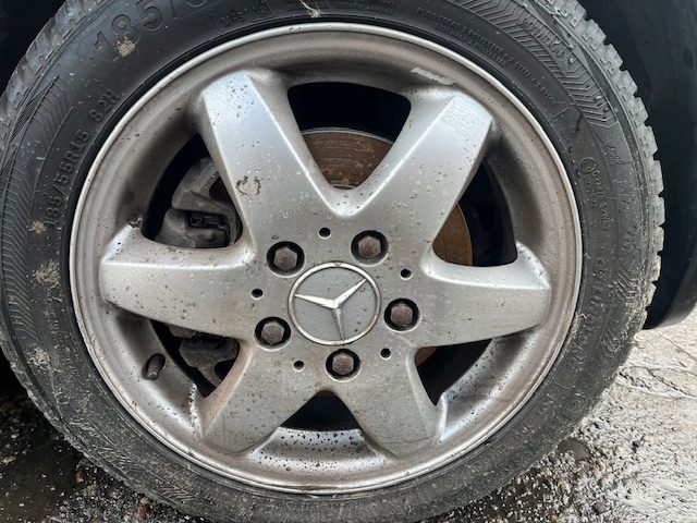 Mercedes A W168 колесо алюминиевое 4 шт. комплект 185/65R15 5X112 + колпаки, фото 7