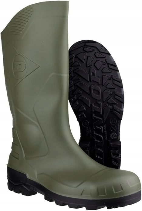 DUNLOP МУЖСКИЕ РЕЗИНОВЫЕ САПОГИ ВОДОНЕПРОНИЦАЕМЫЕ ЗЕЛЕНЫЕ РЕЗИНКА WSUWANE 43 1J1B, фото 2