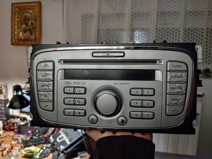 Ford Focus mk2 рестайлинг магнитола 6000cd + код 8M5T-18C815-AC, фото 1