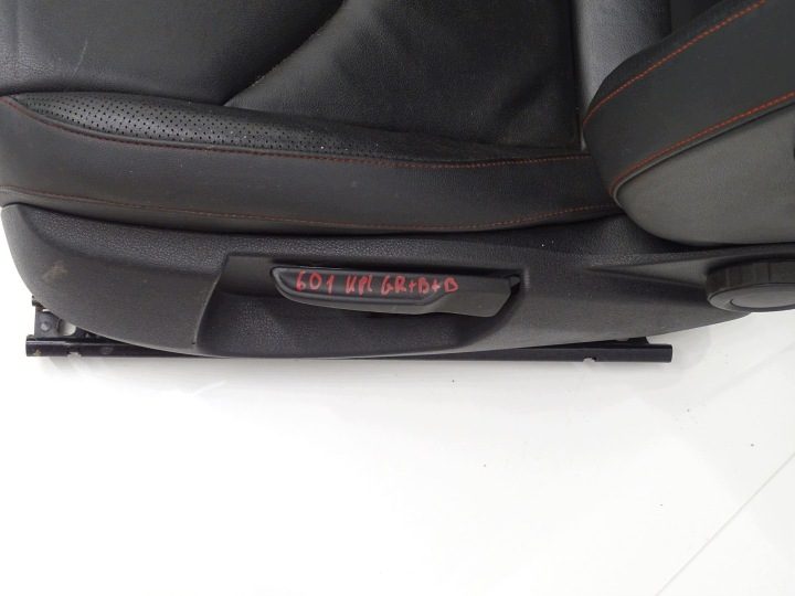 КОМПЛ. СИДЕНЬЯ ДИВАН ОБИВКА КОЖА + ОБШИВКИ SEAT LEON III 5F 3D FR С ПОДОГРЕВОМ, фото 3