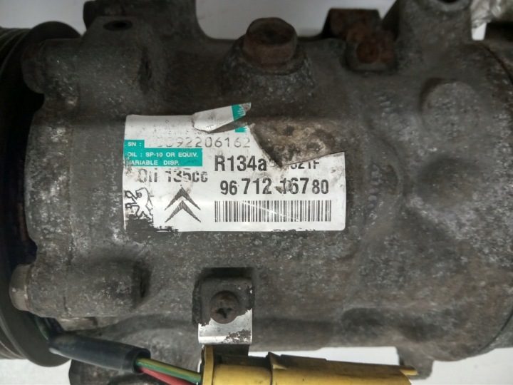 Компрессор кондиционера Citroen C3 C4 Picasso 3008 5008 1.6 HDI, фото 4