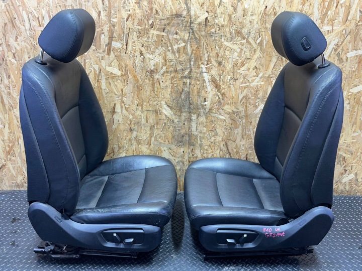 Сиденья диван обшивки BMW F10 рестайлинг электрические с подогревом UK англия, фото 12